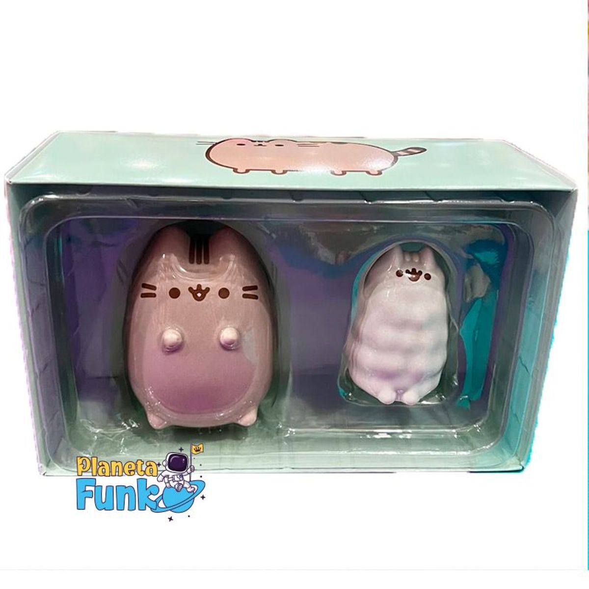 GENERICO - Sanrio Pusheen y Stormy Enesco Salero Pimentero Ceramica