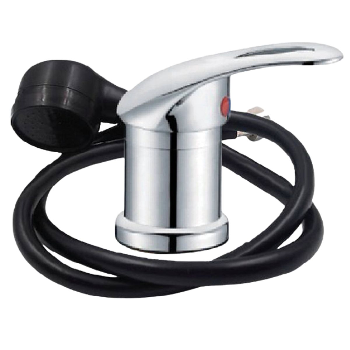 XM - MEZCLADORA MONOCOMANDO LAVACABEZA PELUQUERIA NEGRO M0187