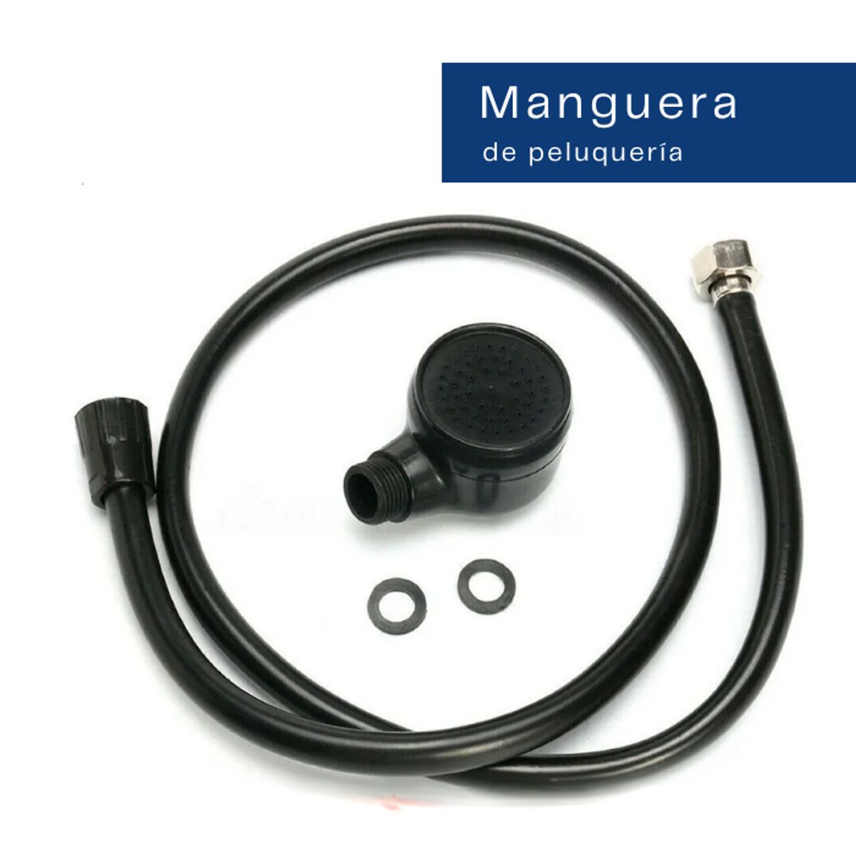 XM - MEZCLADORA MONOCOMANDO LAVACABEZA PELUQUERIA NEGRO M0187