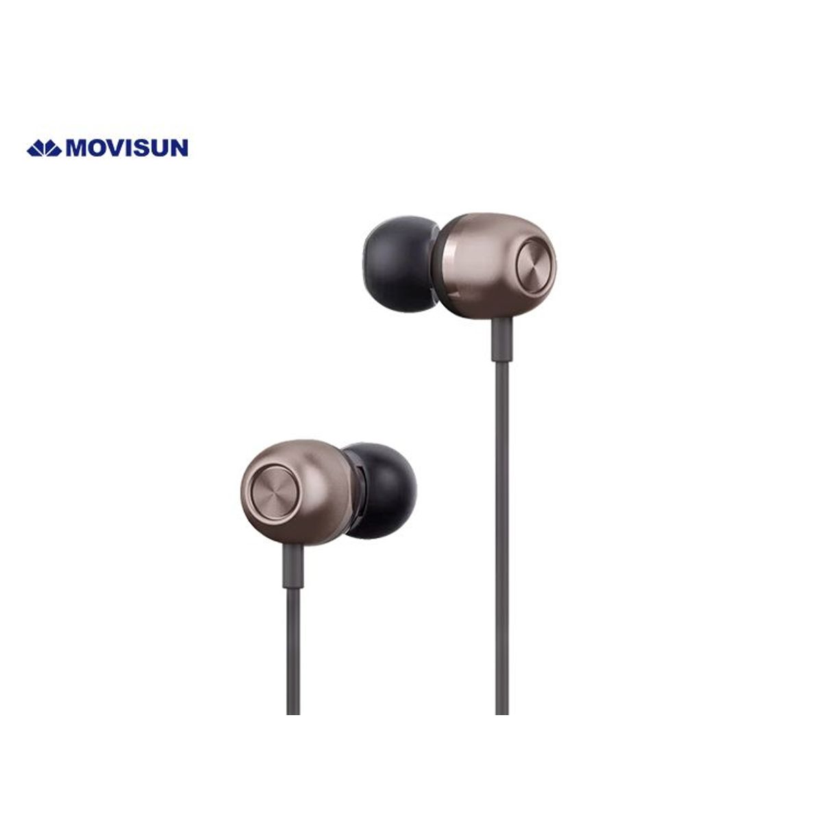 MOVISUN - Audífonos Handsfree Micrófono MOVISUN Enjoy P3 café