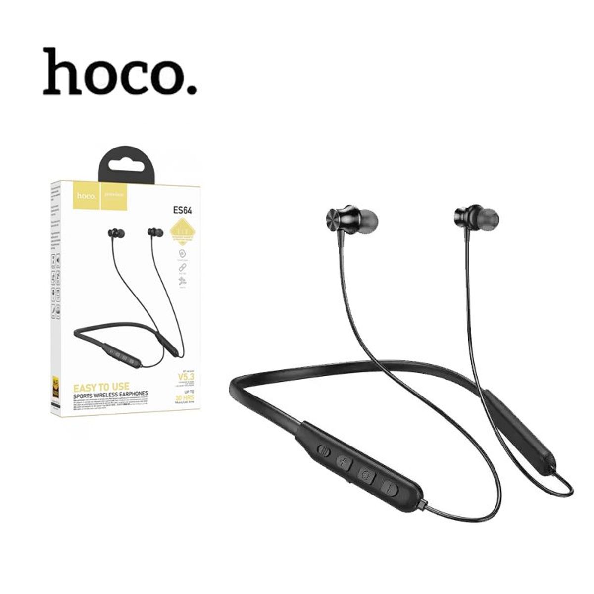 HOCO - Audífono Bluetooth Auricular inalambrico Micrófono Deportivos HocoES64