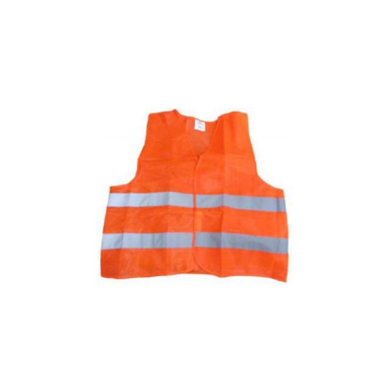 C AND A TOOLS - Chaleco de Seguridad Naranja 02 Cintas Reflectivas C&A - Naranja