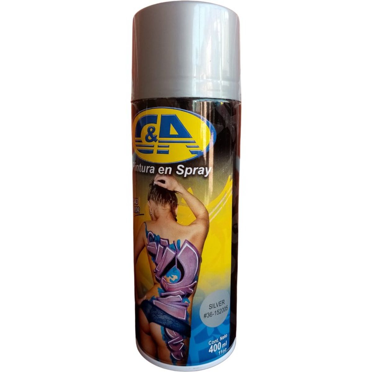 C AND A TOOLS - Pintura Spray C&A Silver #36  - Plata