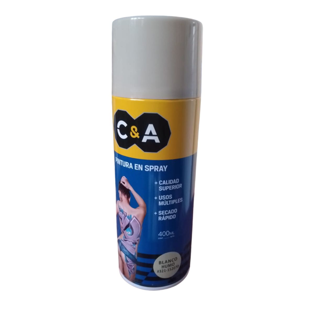 C AND A TOOLS - Pintura Spray C&A Blanco Humo # 321  -  Blanco