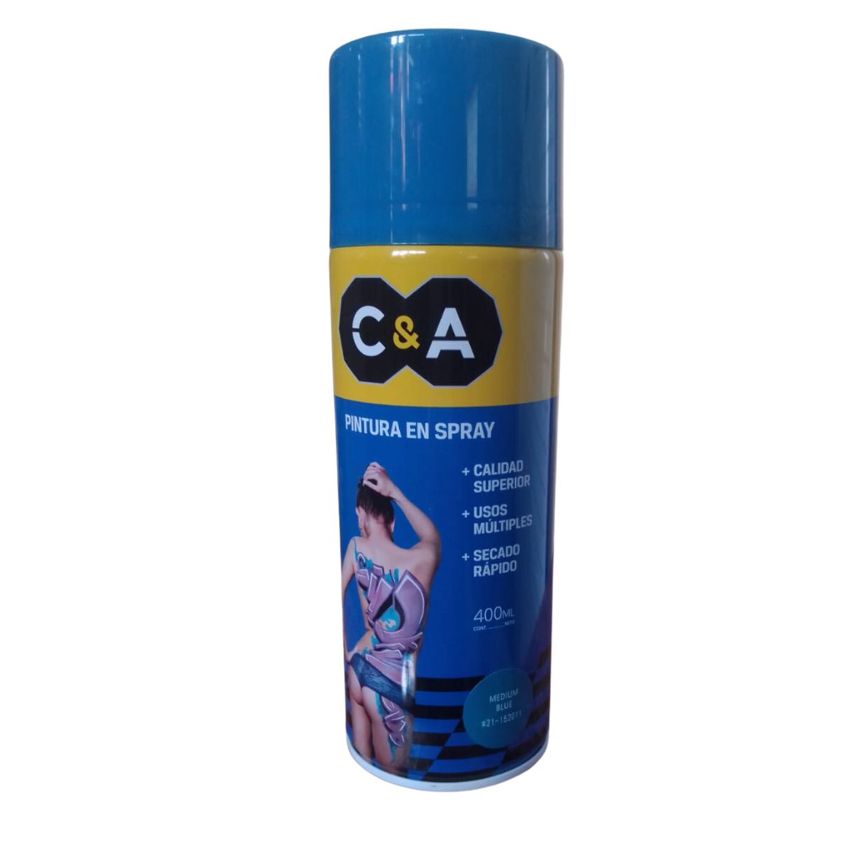 C AND A TOOLS - Pintura Spray C&A Medium Blue #21  -  Azul