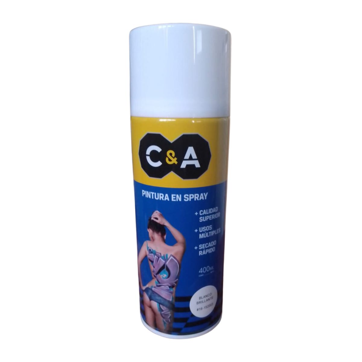 C AND A TOOLS - Pintura Spray C&A Blanco Brillante #16  -  Blanco