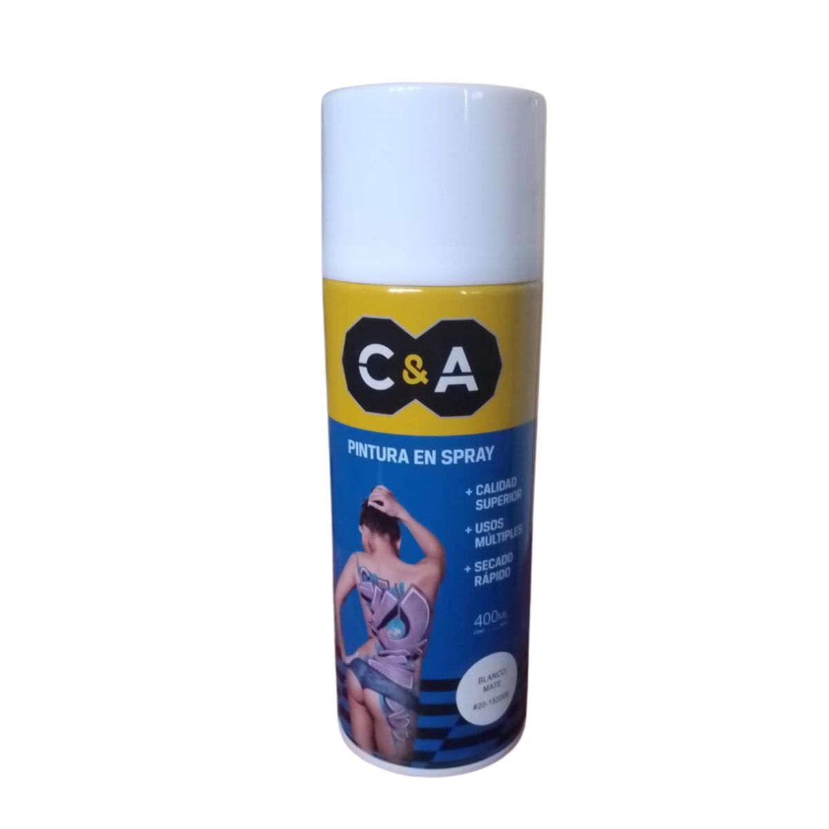 C AND A TOOLS - Pintura Spray C&A Blanco Mate #20  - Blanco