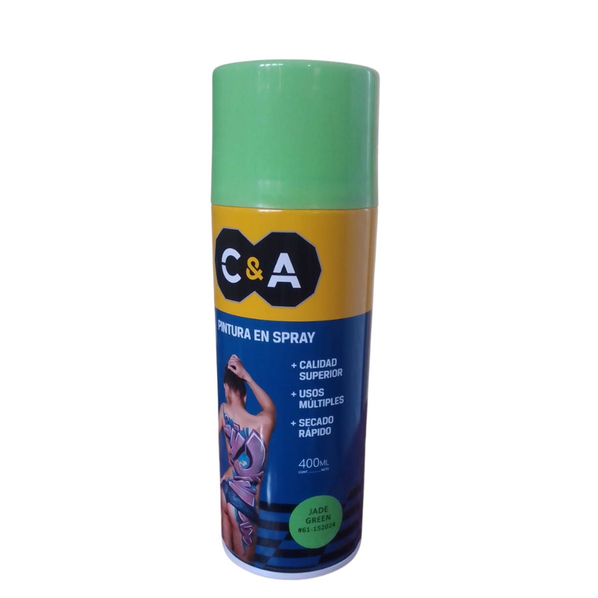 C AND A TOOLS - Pintura Spray C&A Jade Green # 61  -  Verde