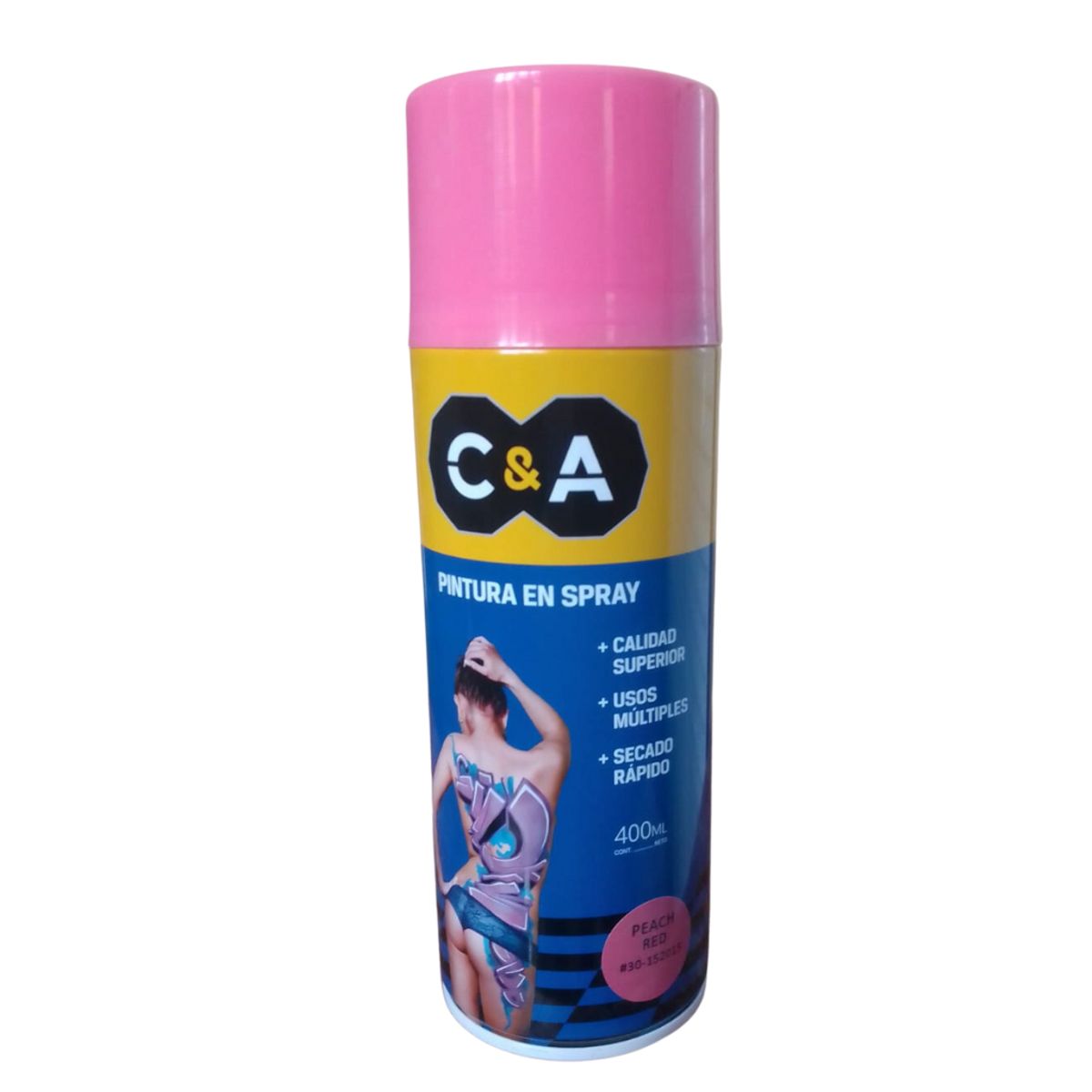 C AND A TOOLS - Pintura Spray C&A Peach Red #30  - Rosado