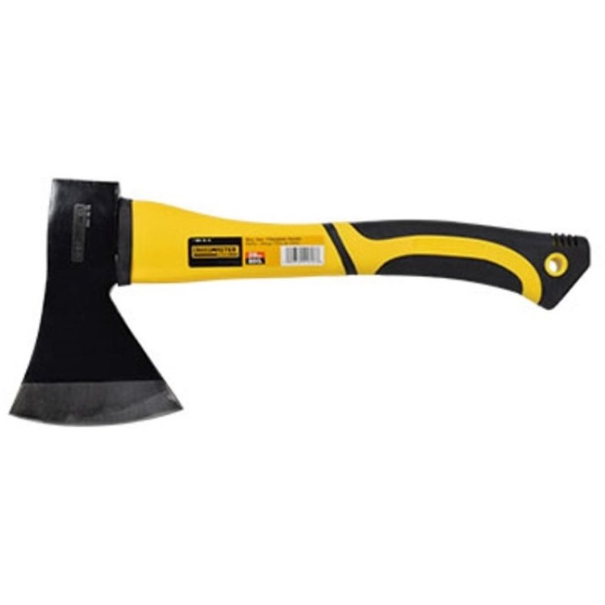 GENERICO - Hacha 600 gr Mango Fibra de Vidrio Crossmaster 9941607 - Amarillo