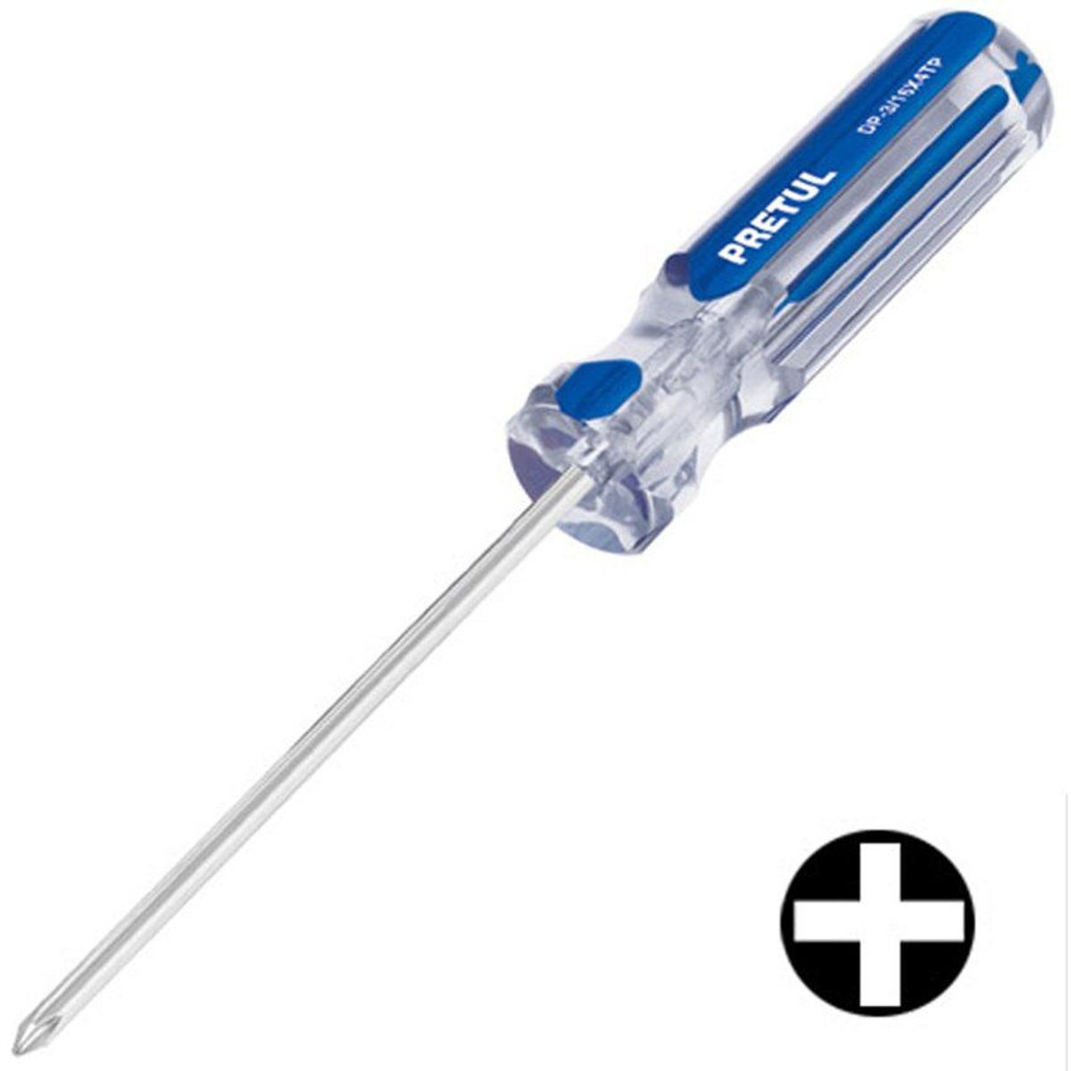 PRETUL - Desarmador Estrella 1/4" x 6" Mango PVC Pretul 21477 - Azul