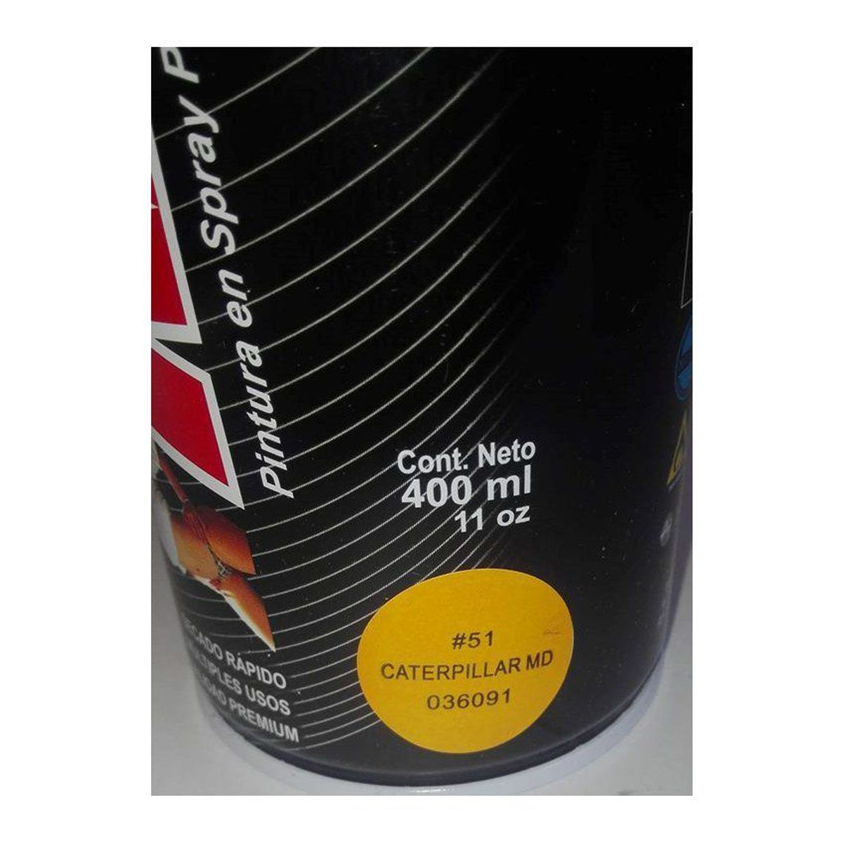 KNAUF - Pintura Spray Knauf Caterpillar MD 51 - Amarillo Ocre