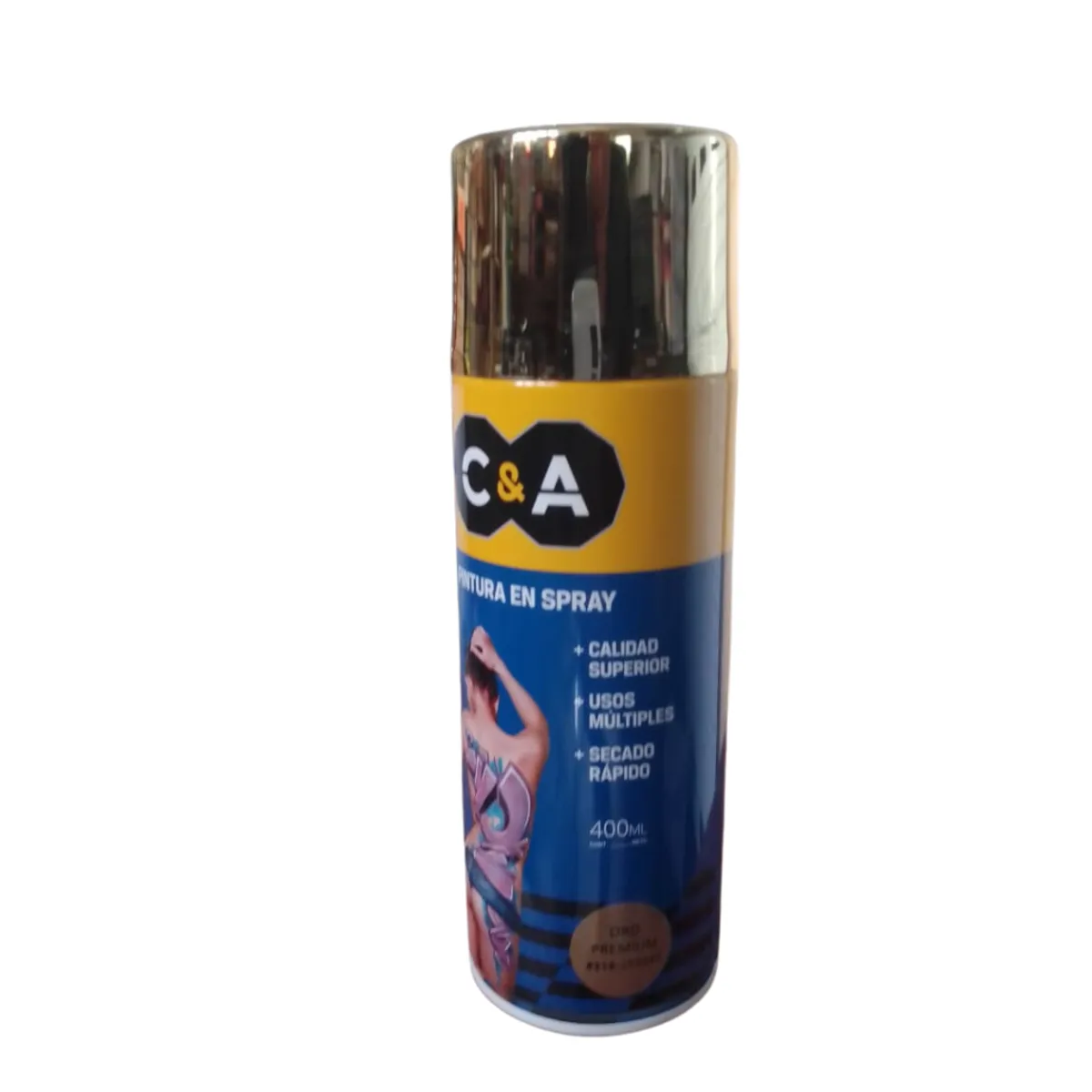 C AND A TOOLS - Pintura Spray C&A Oro Premium #318  -  Dorado