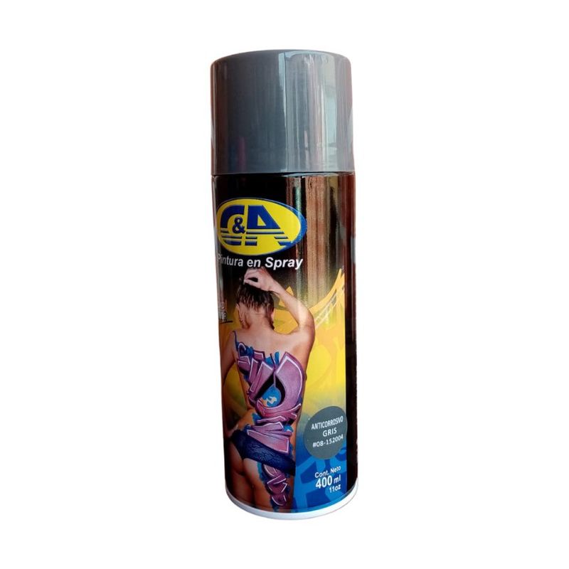 C AND A TOOLS - Pintura Spray C&A Anticorrosivo Gris #08 -  Gris