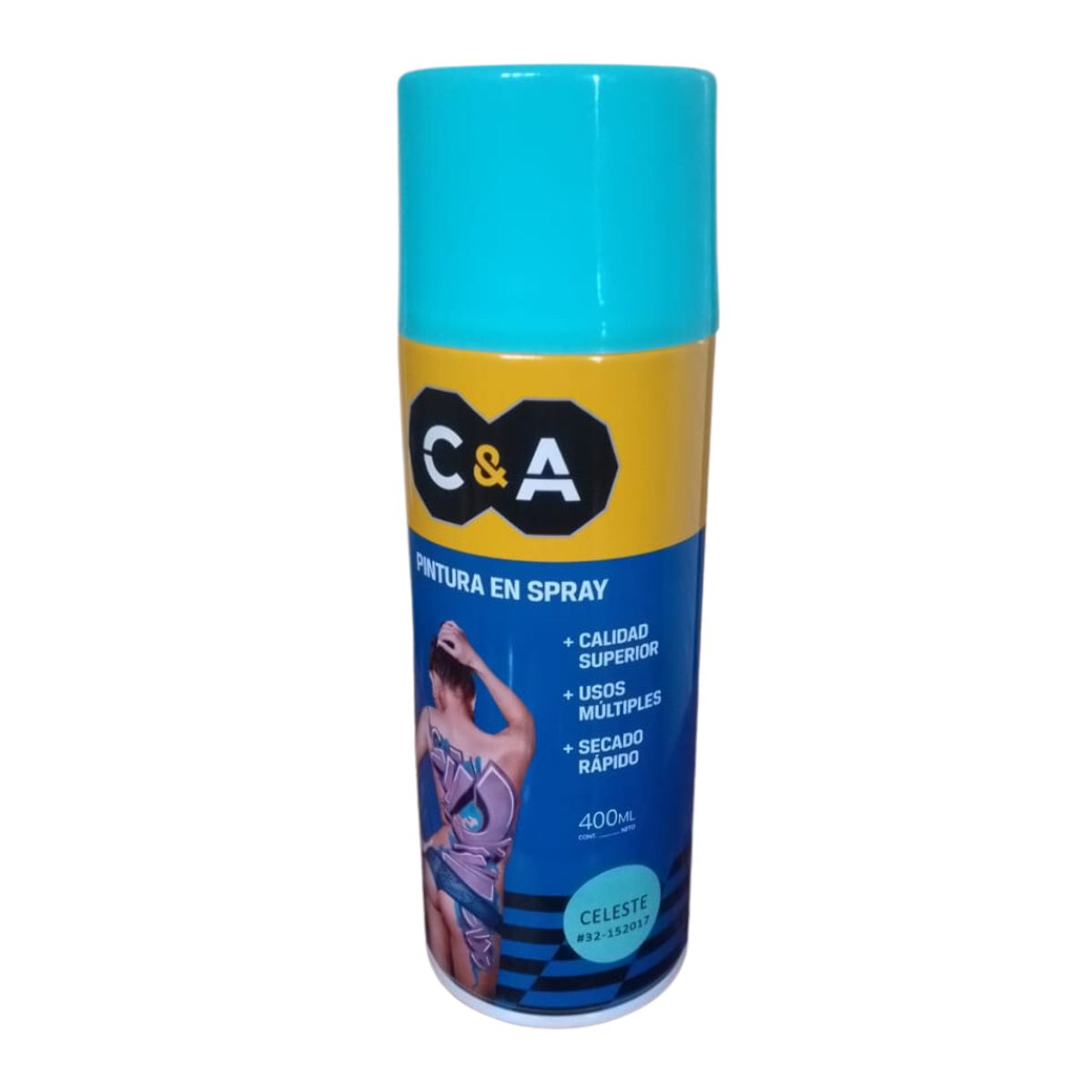 C AND A TOOLS - Pintura Spray C&A Celeste # 32  -  Celeste