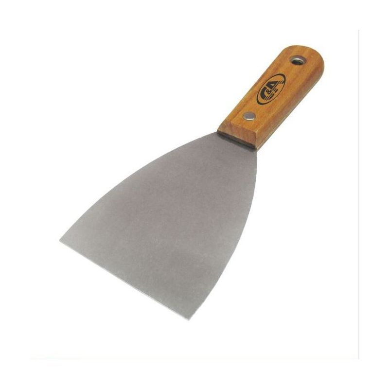 C AND A TOOLS - Espatula Mango Madera 3" C&A   -  Gris / Marron