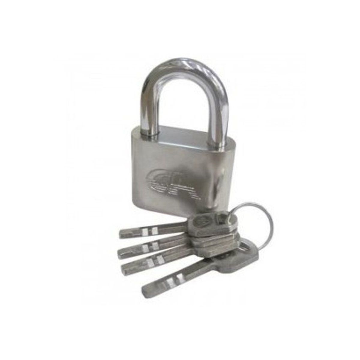 C AND A TOOLS - Candado de Bronce Cromado C&A PRO  30mm - Plateado