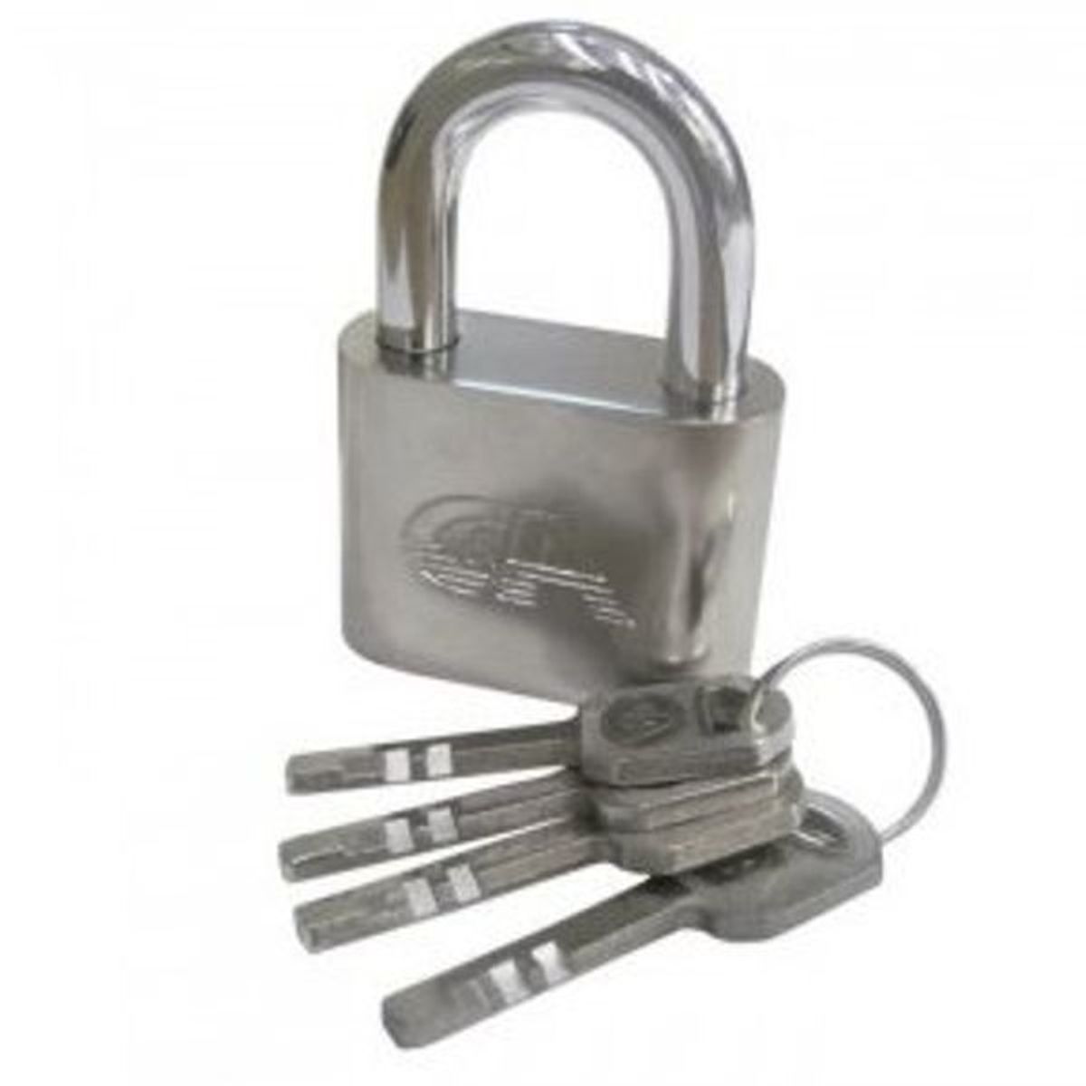 C AND A TOOLS - Candado de Bronce Cromado C&A PRO  60mm - Plateado