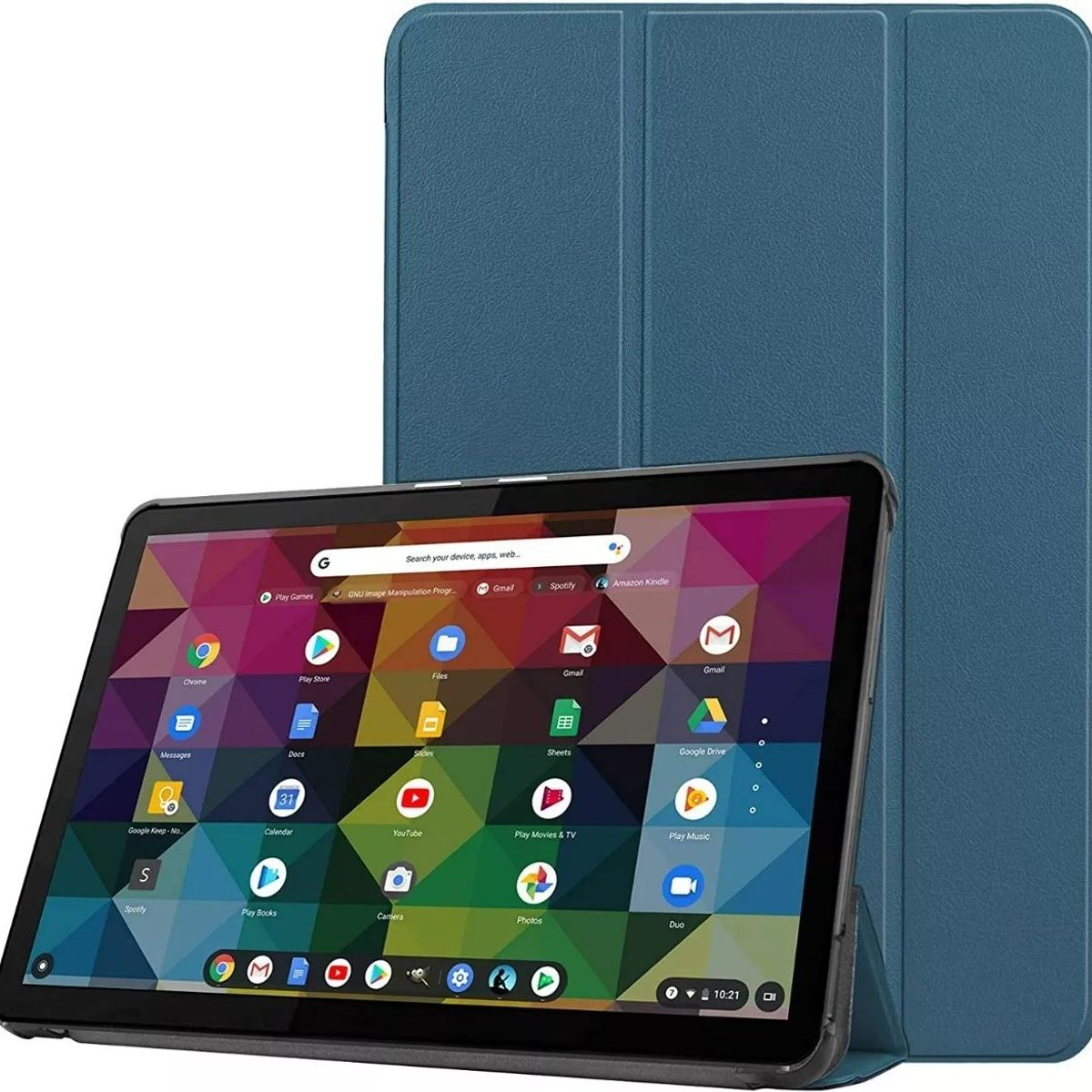 GENERICO - Funda Book Cover para Tablet Lenovo Chromebook Duet 10.1" X636  Verde