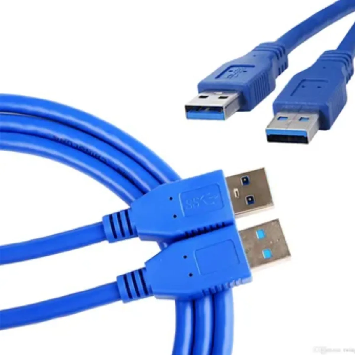 GENERICO - Cable Usb 3.0 Macho a USB 3.0 macho 1.8 Metros - Azul