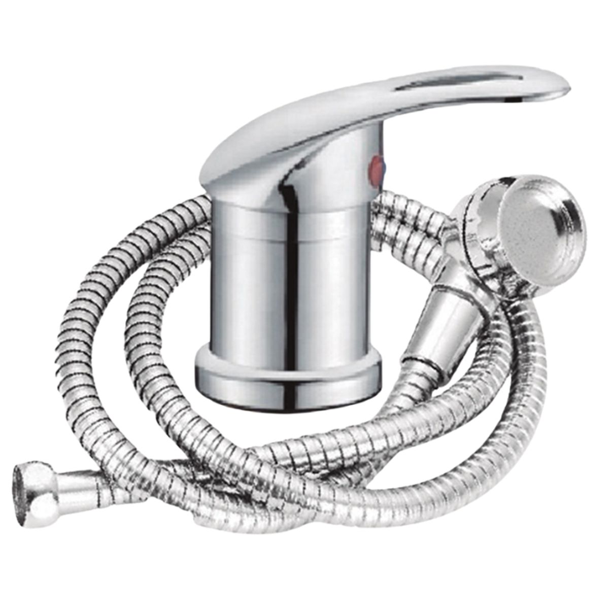 XM - MEZCLADORA MONOCOMANDO PARA LAVACABEZA PELUQUERÍA CROMADO M0187C