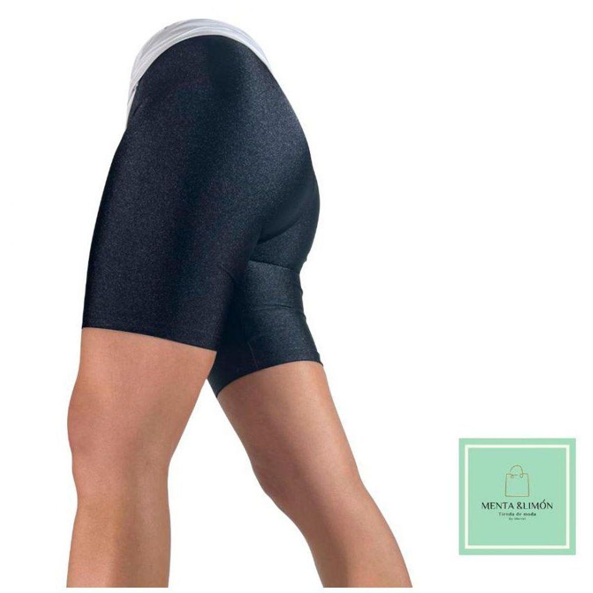 GENERICO - Biker ropa deportiva mujer  lycra short pantaloneta corto negro