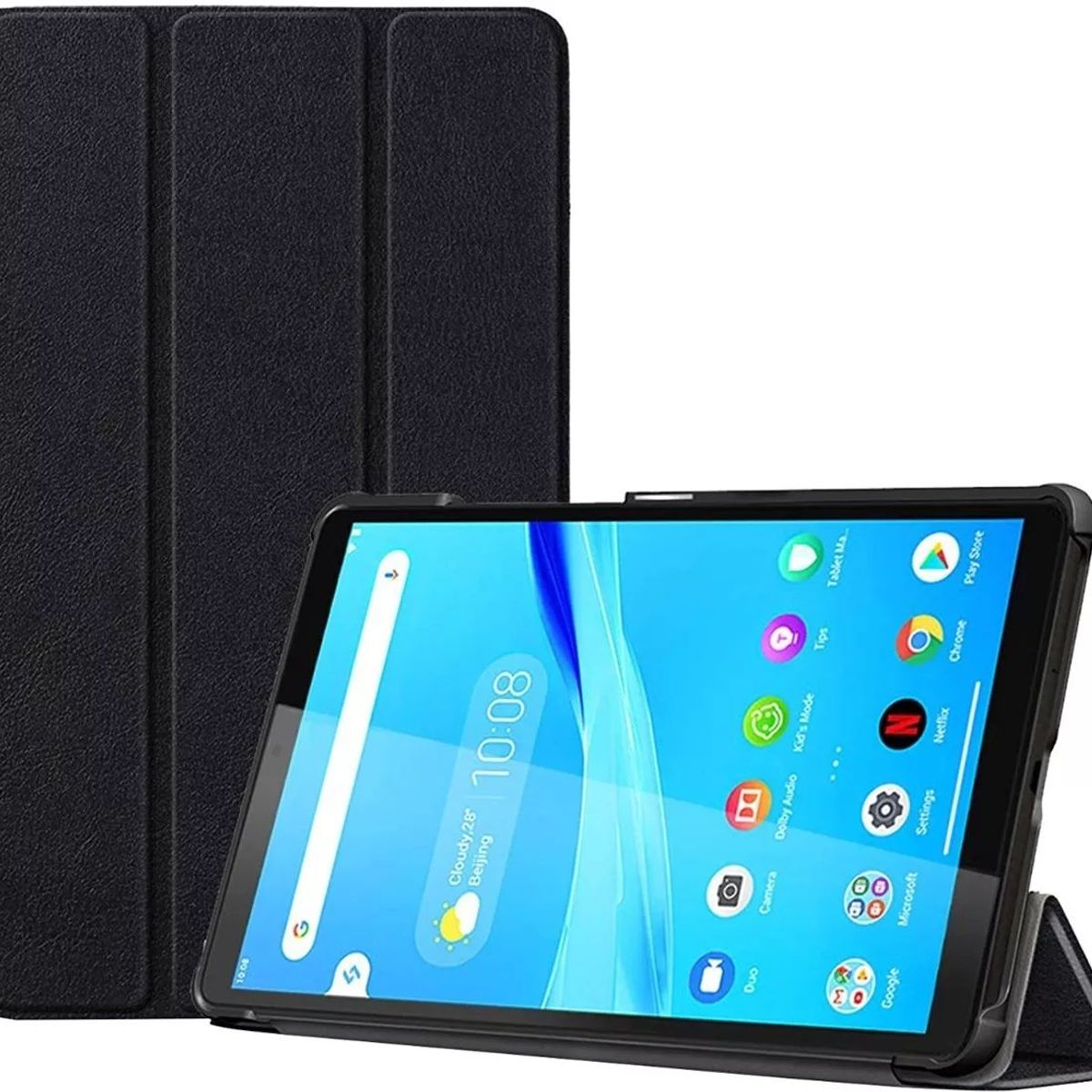 GENERICO - Funda Book Cover para Tablet Lenovo M8 Tb-8505fTb-8505x Negro