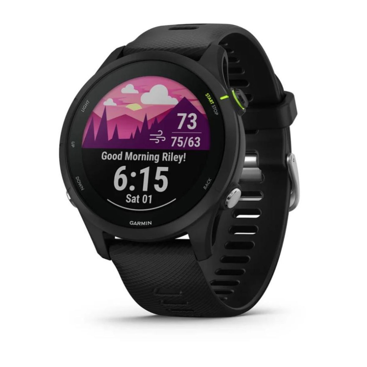 GARMIN - Smartwatch Garmin Forerunner 255 Music Negro Running Deporte GPS Fitness