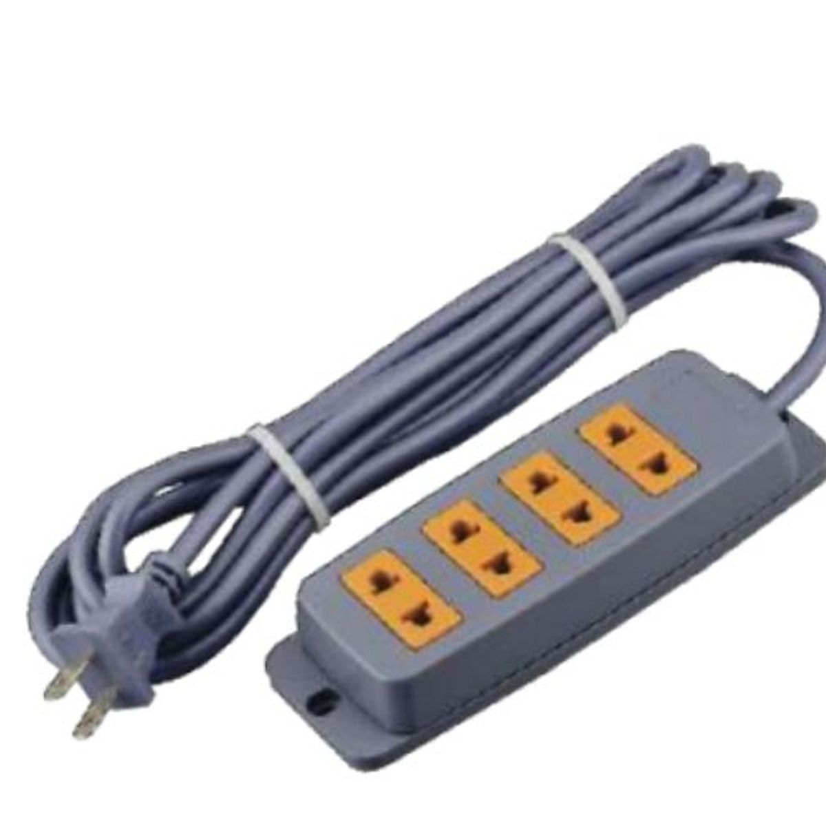 HOME LIGHT - Extension Gris de 5mts x 4 Tomas Home Light - Gris