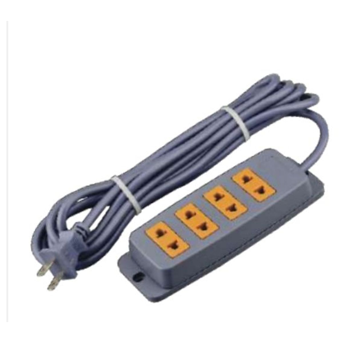 HOME LIGHT - Extension Gris de 5mts x 4 Tomas Home Light - Gris