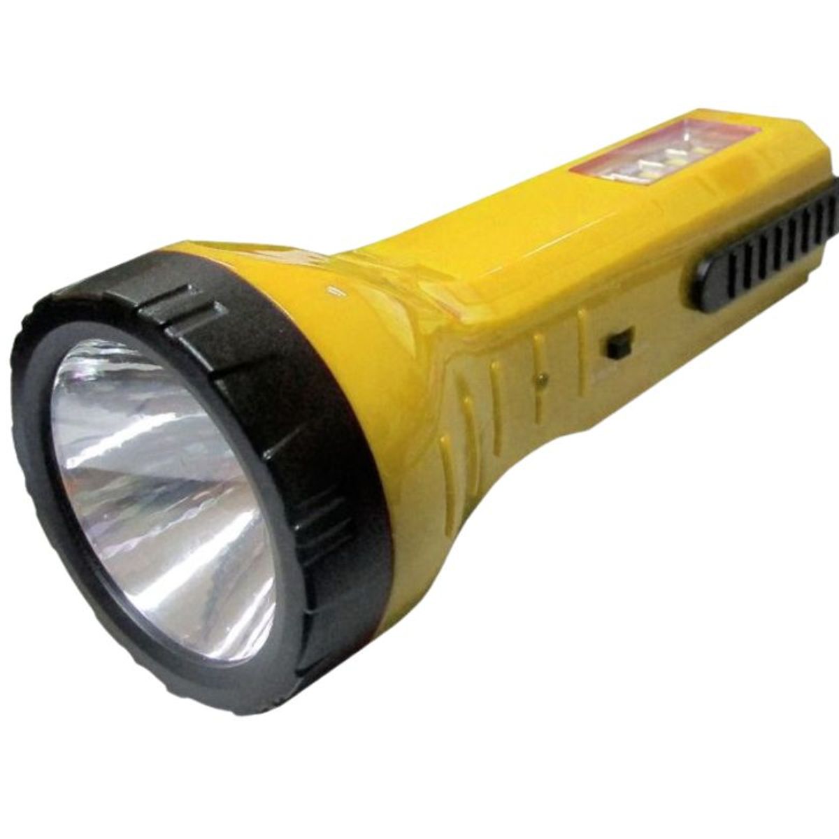 GENERICO - Linterna Recargable Solar y Bateria Home Light LED 1 + 4  - Amarilla