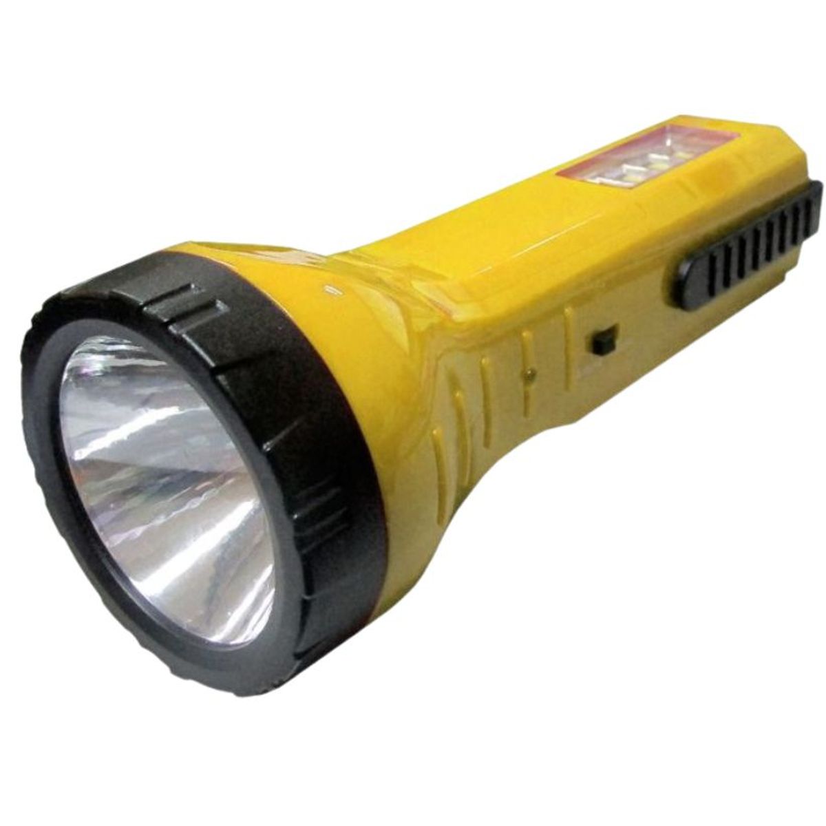 GENERICO - Linterna Recargable Solar y Bateria Home Light LED 1 + 4  - Amarilla