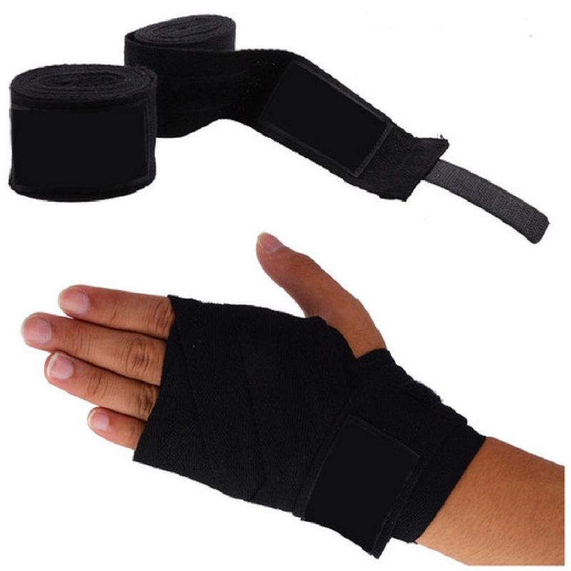 ALPHA GYM - Vendas de mano para box - NEGRO - 3 MT