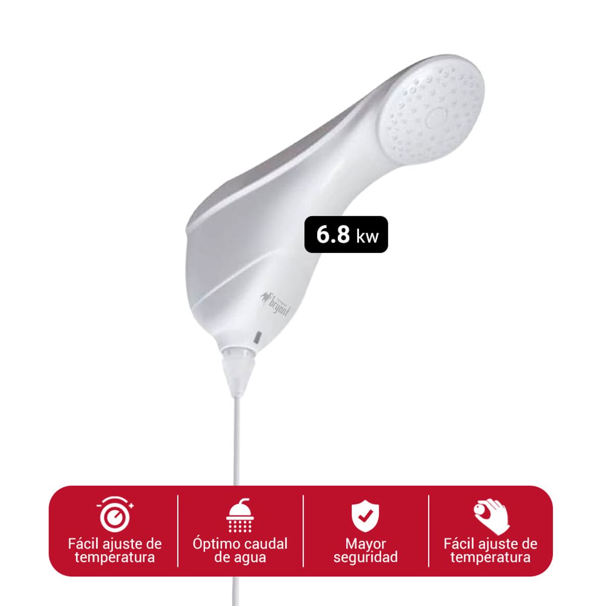 BRYANT - DUCHA ELÉCTRICA SUBLIME 6.8 KW BRYANT.