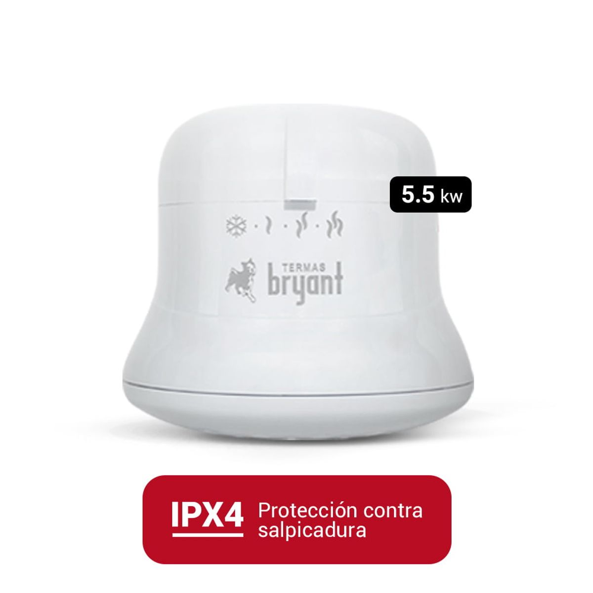 BRYANT - DUCHA ELÉCTRICA MAXI LINEA 4T 5,5 KW BRYANT