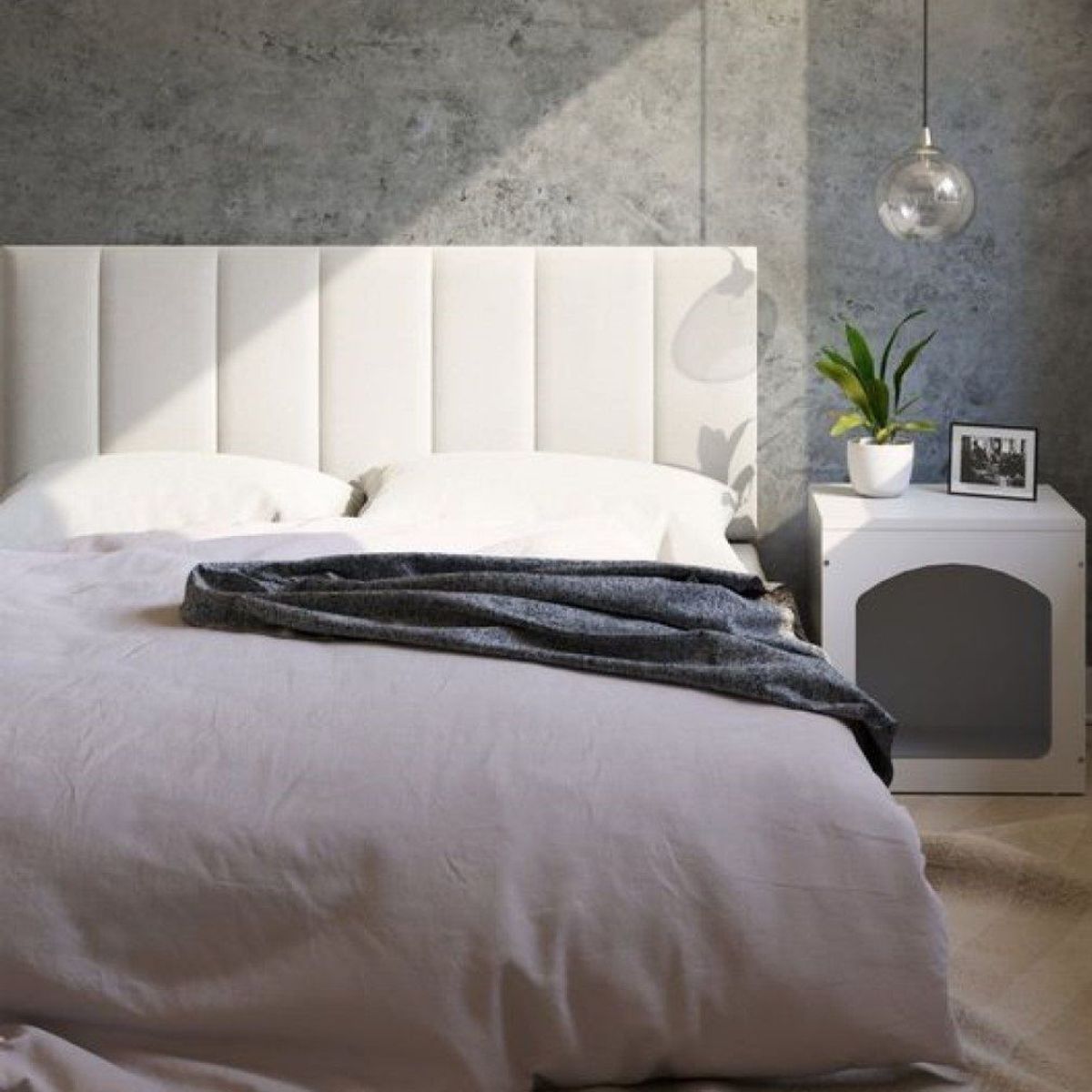 GENERICO - Cabecera Madison Queen Champagne La Industria