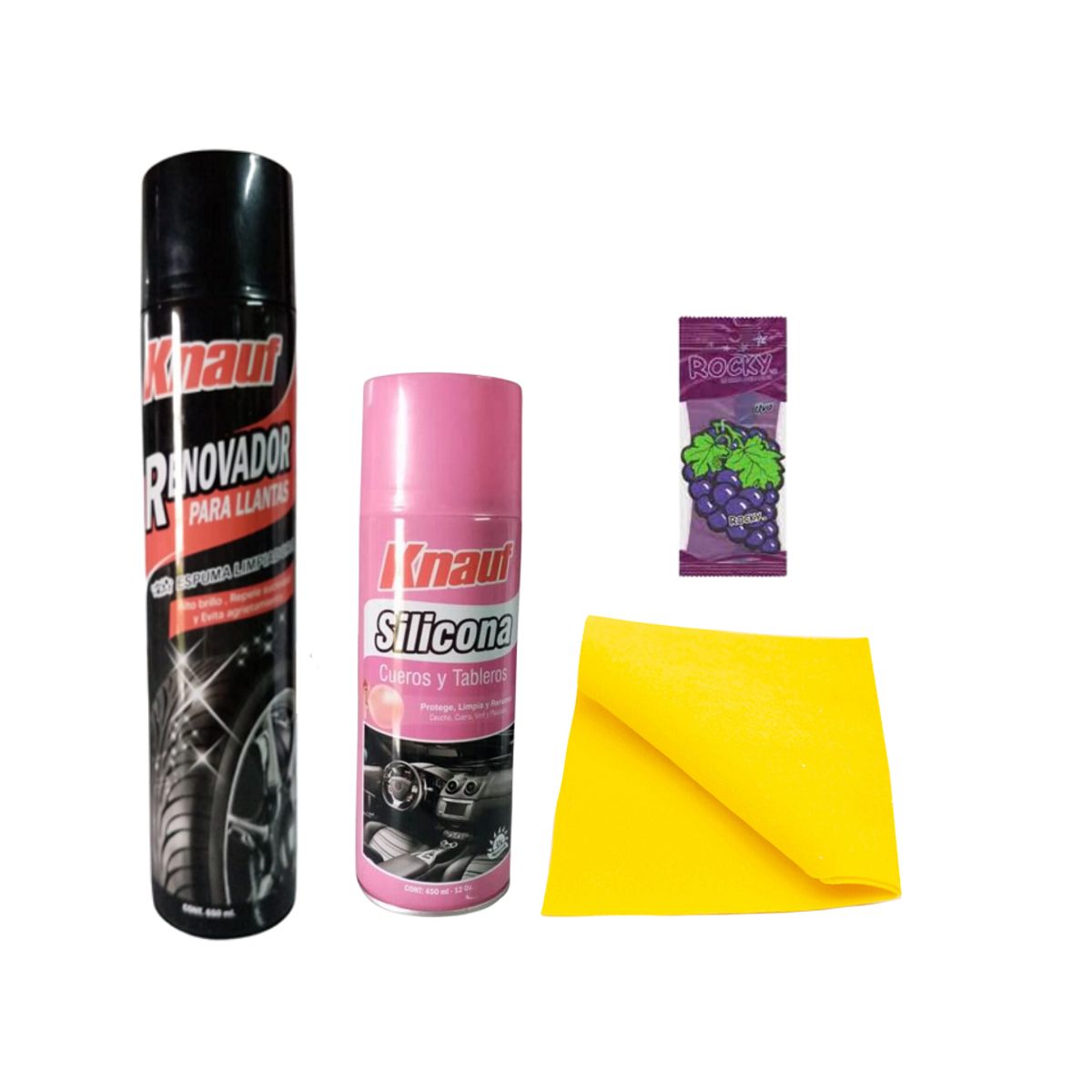 KNAUF - Kit de Limpieza para Automóvil 4 en 1 Knauf / Virutex