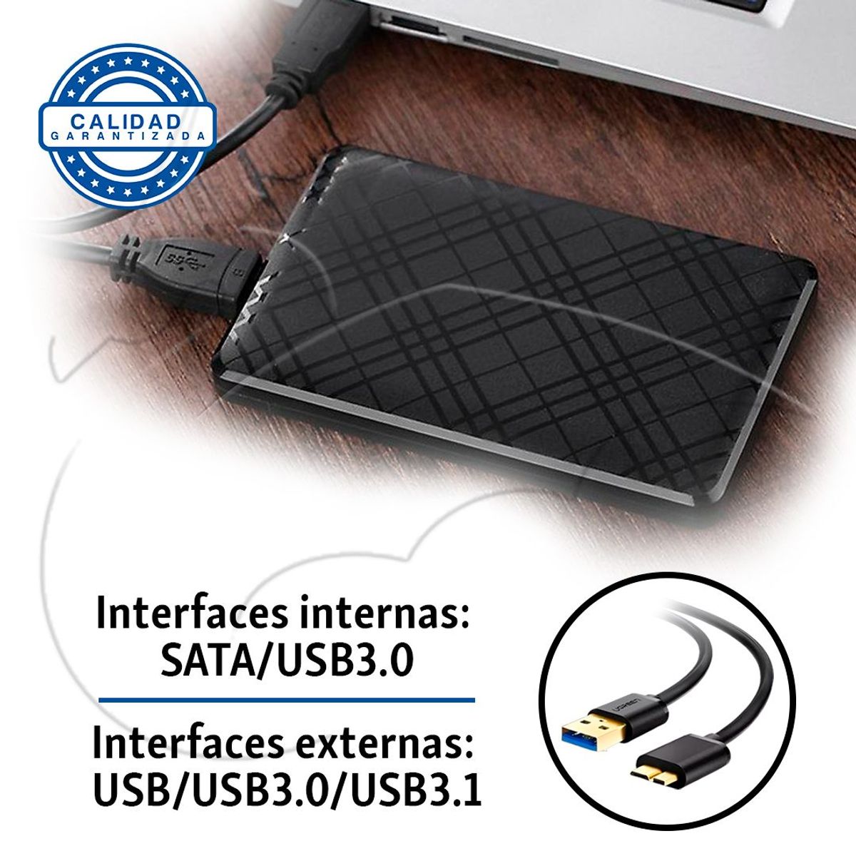 SEISA - CASE EXTERNO DISCO DURO SATA  2.5  USB 3.0  LAPTOP /  PC
