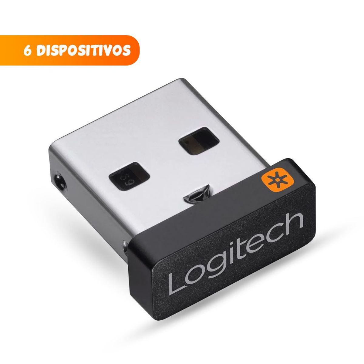 LOGITECH - Receptor USB Logitech Unifying hasta 6 Dispositivos logitech - Negro