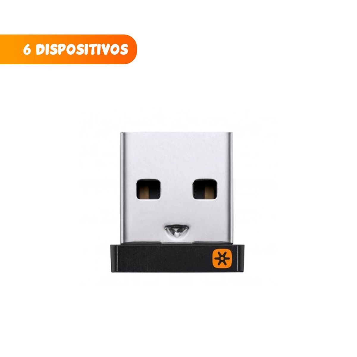 LOGITECH - Receptor USB Logitech Unifying hasta 6 Dispositivos logitech - Negro