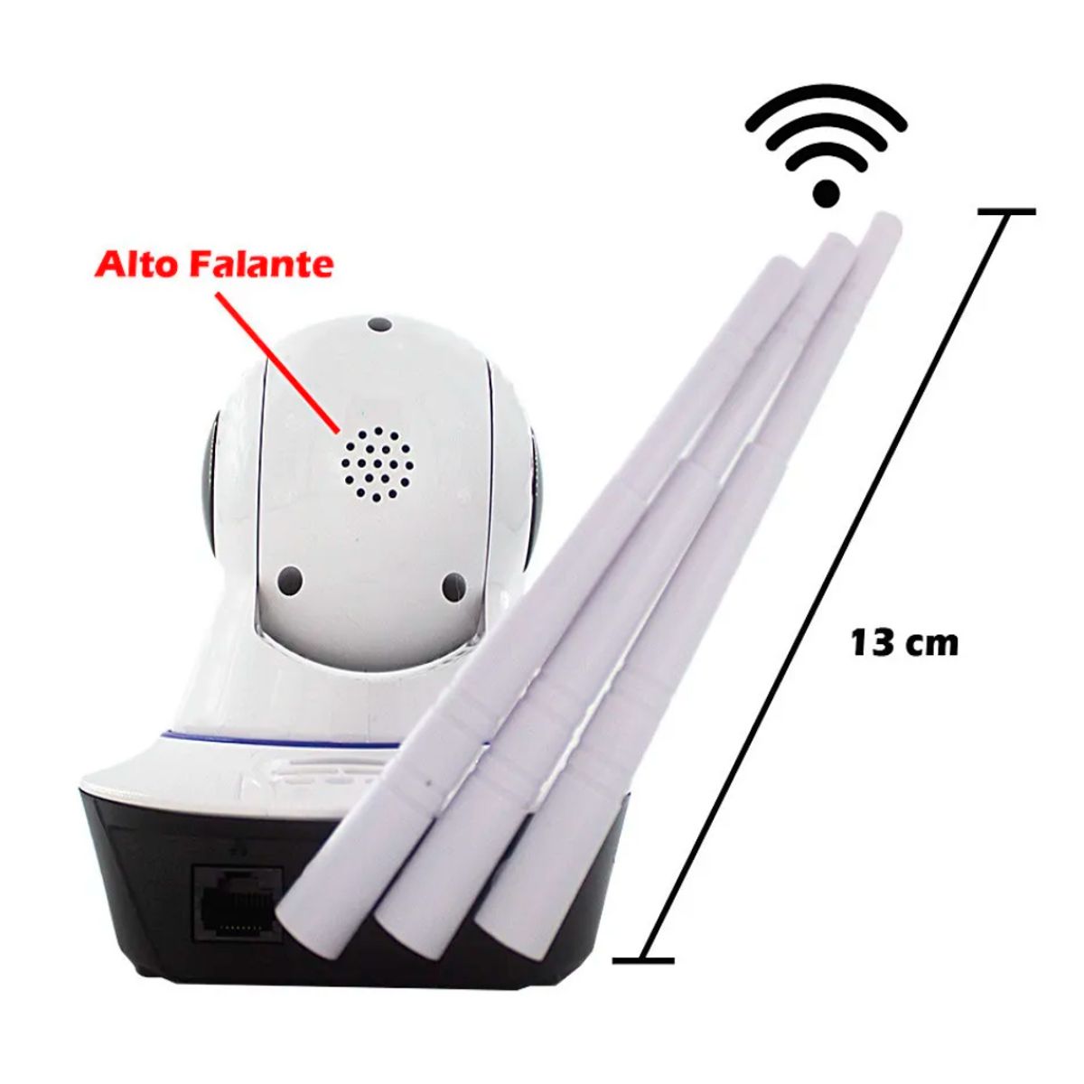 SEISA - Camara IP Interior Full HD WiFi Sensor de Movimiento