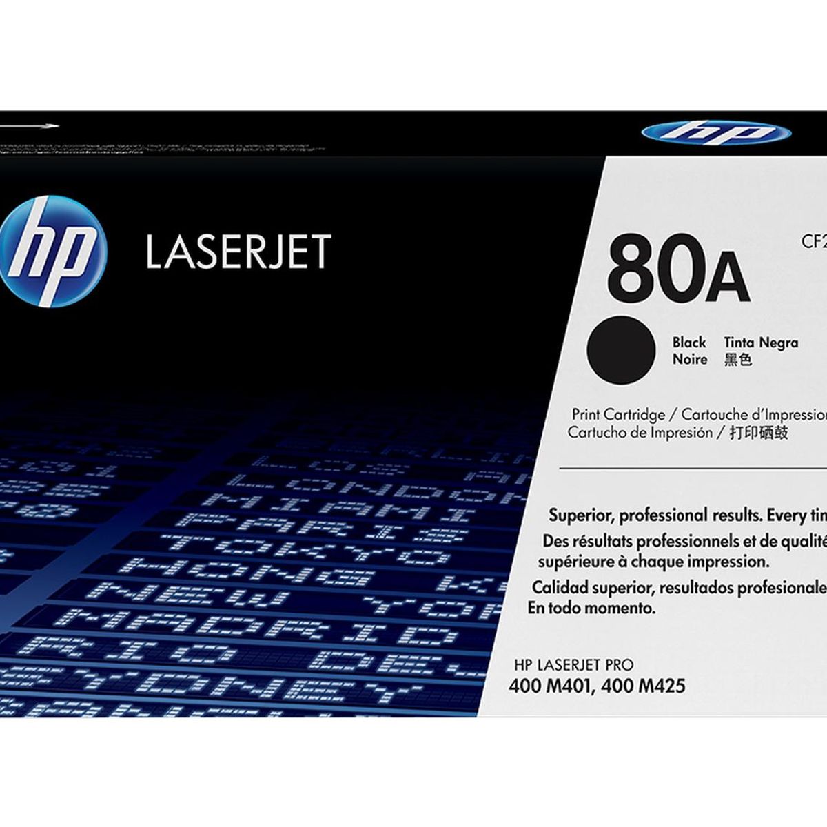 HP - Cartucho Toner Hp 80A Negro Laserjet Pro 400 M401 M425