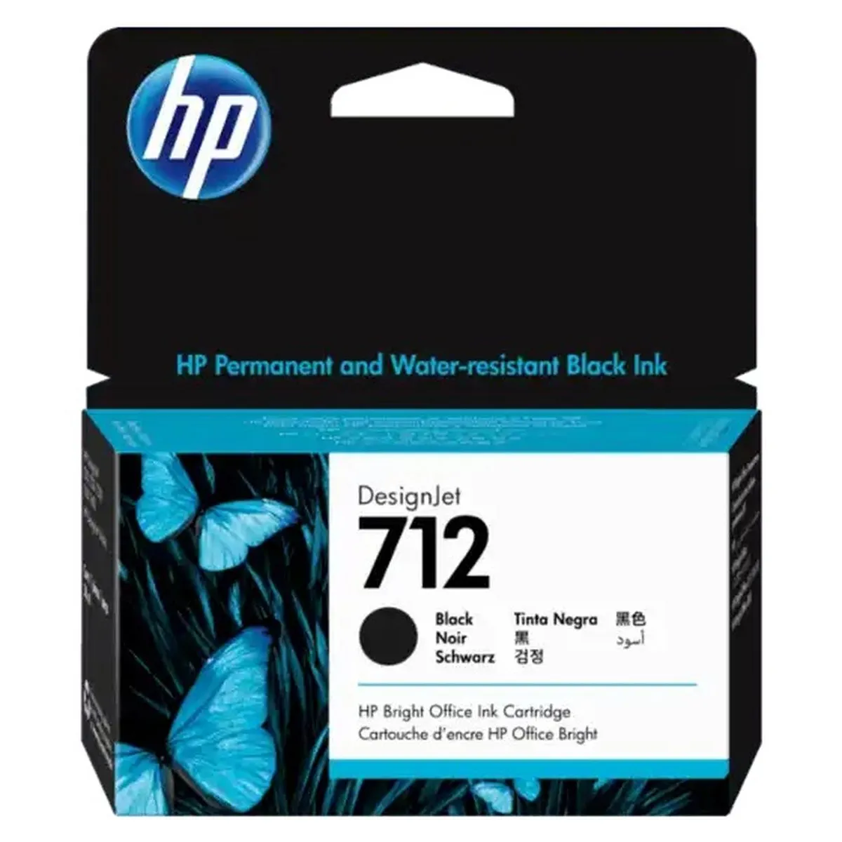 HP - Cartucho Tinta Hp 712 Negro Designjet T650 T250 38Ml Studio