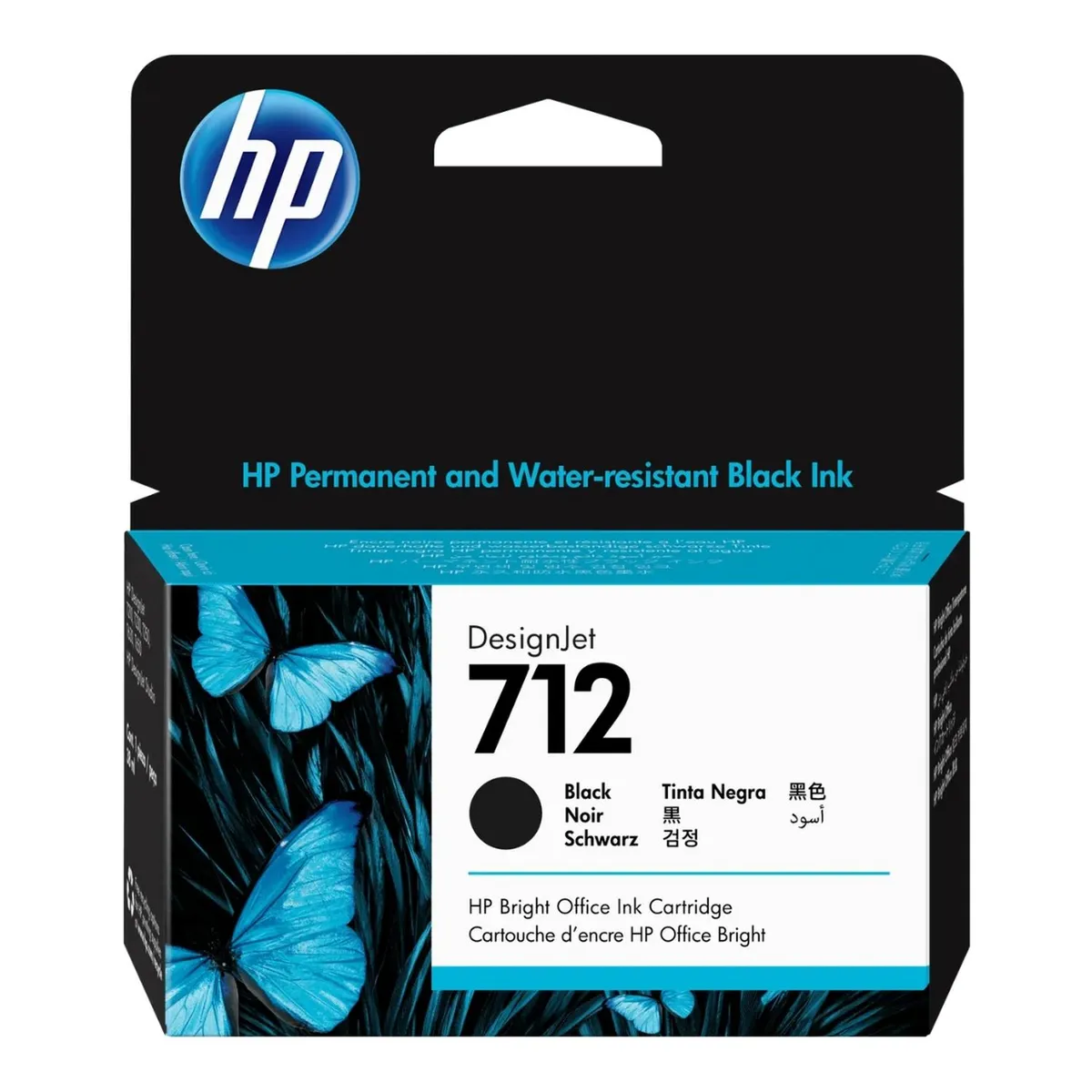 HP - Cartucho Tinta Hp 712 Negro Designjet T650 T250 38Ml Studio