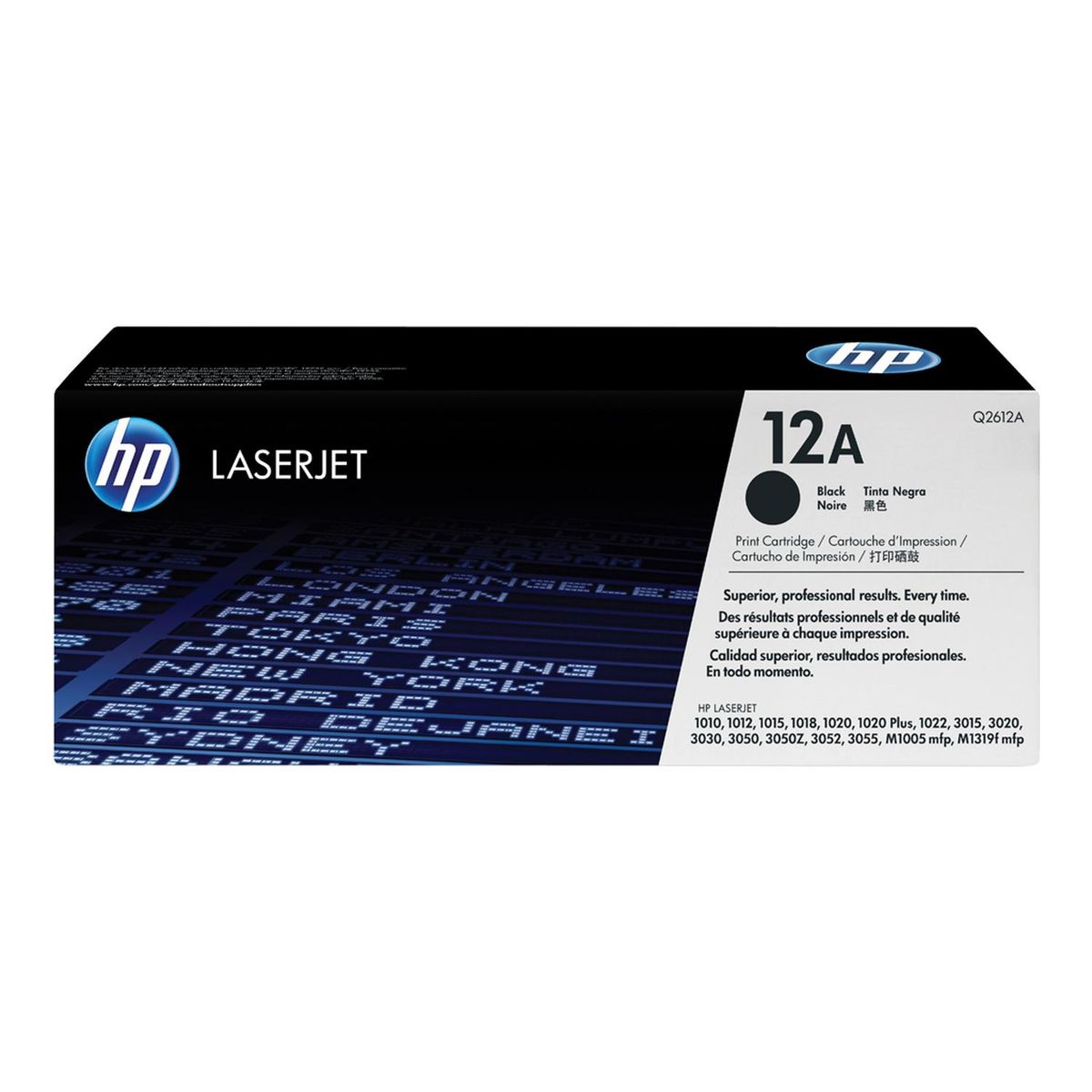 HP - Cartucho Toner Hp 12A Negro Laserjet 1010 1012 3030 M1005