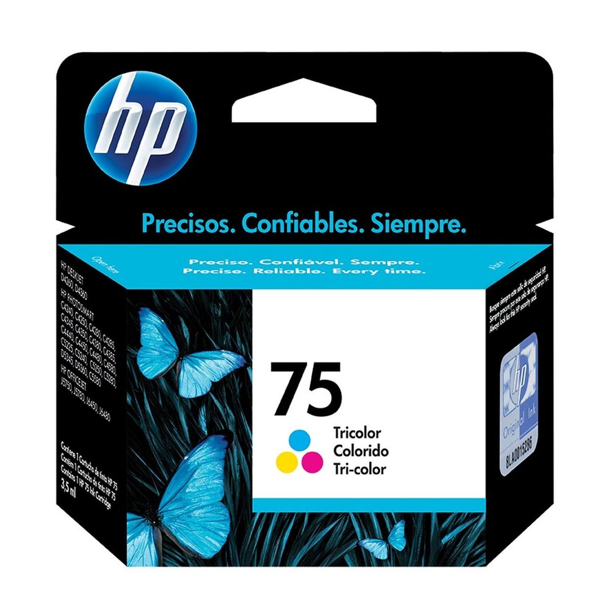 HP - Cartucho Hp 75 Tricolor Original Impresora Officejet J6480