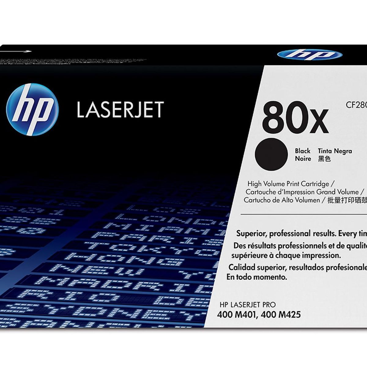 HP - Cartucho Toner Hp 80X Negro Alto Rendimiento Lasejetpro 400