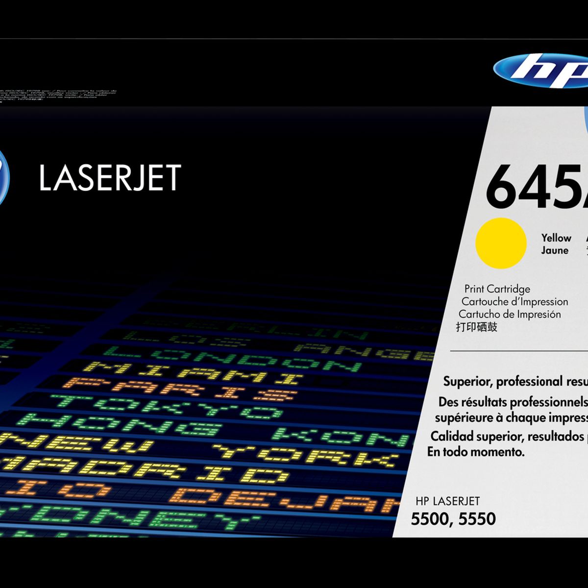 HP - Cartucho Toner Hp 645A Amarillo Laserjet 5500 5550 Original