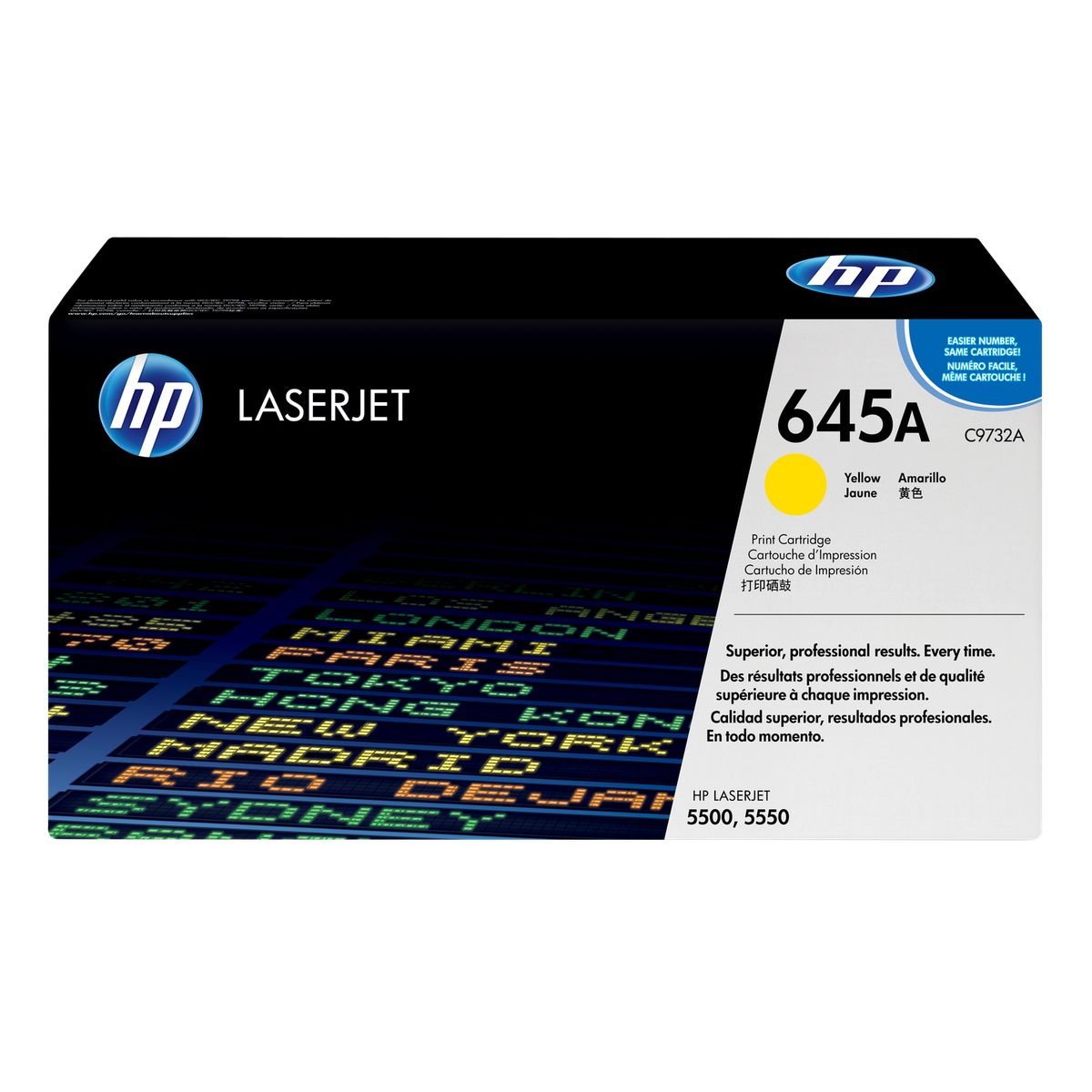 HP - Cartucho Toner Hp 645A Amarillo Laserjet 5500 5550 Original