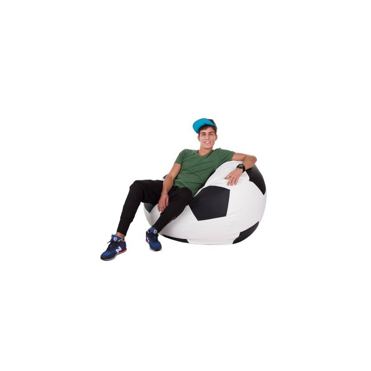 LH ELECTRONIC - Sofa inflable de pelota de fútbol